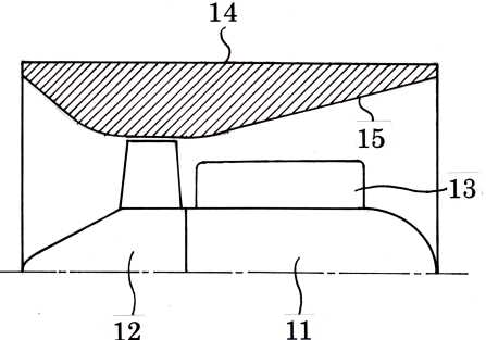 45度斜め断面図