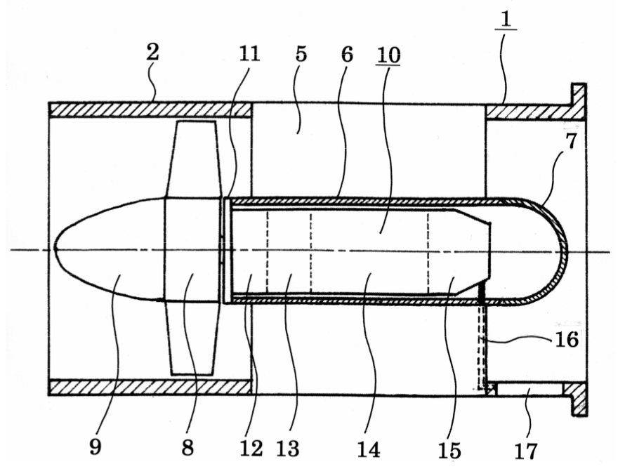 発電ユニットの断面図